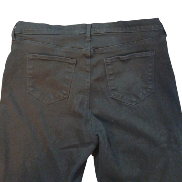 L’agence Sada Black Distressed Plus Size Stretch7 Jeans sixe 34-36 - Picture 6 of 8